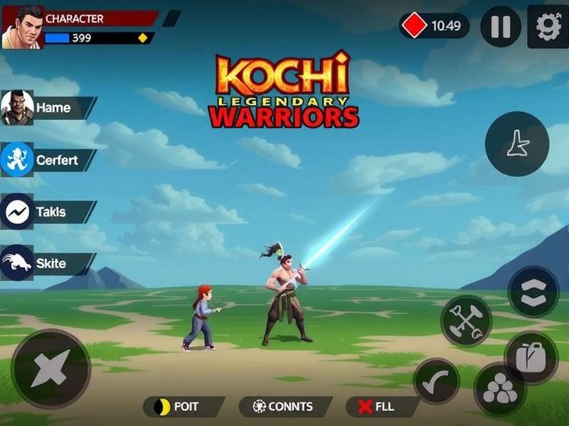 Kochi Legendary Warriors Character Selection Screen